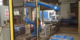Palletiser robot helps aggregates supplier deliver on time