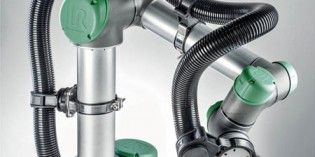 Easily attach cable protection solutions to cobot arms