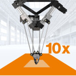 Igus drylin delta robot now available with 10x larger working space Igus drylin delta robot now available with 10x larger working space