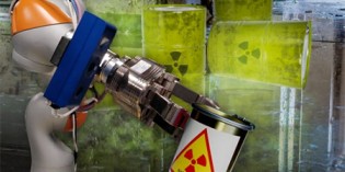 Robot-assisted safe handling of nuclear waste