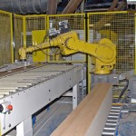 Robots save space at furniture components manufacturer