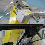 Robot sensor system monitors adhesive height and width