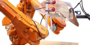 ABB robots produce custom metal shapes for architects