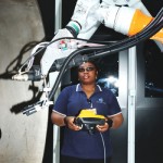 Robot cell from KUKA Systems shapes parts assembly