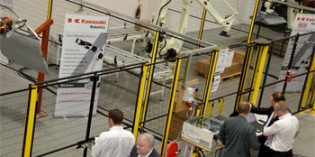 New robots line up at Kawasaki open day