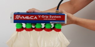 Simmatic smart grippers handle difficult products