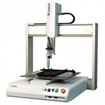 Intertronics dispensing robot offers large work area