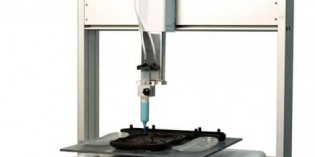 Intertronics dispensing robot offers large work area