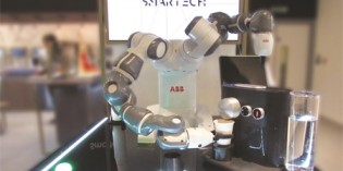 ABB’s YuMi serves coffee at Smartech Selfridges