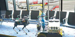 Robots join the frontline fight against coronavirus