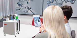 Augmented Reality on a smartphone simplifies robot installations