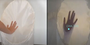 Soft robots use shadows to sense human touch