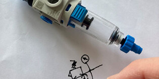 Tiny air preparation units from Festo for end of arm tooling
