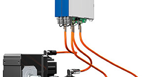 Transmit data and power for robotics up to 100m