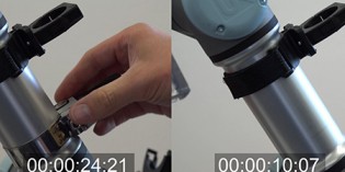 Plastic versus metal clamps for cobots