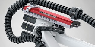 Effective protection for cable carrier and lines