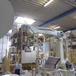 Automated packaging and palletising of dental plaster