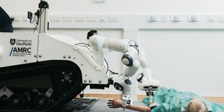 Remote medical treatment in hazardous areas