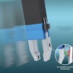 Photoelectric module stops robot gripper collisions
