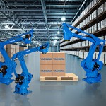 Energy-saving palletising robots from Yaskawa