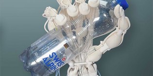Printed robots with bones, ligaments, and tendons