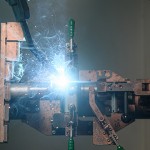 Panasonic next level robot welding on show