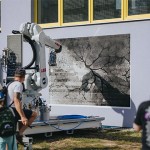 ABB brings AI-designed street art to life