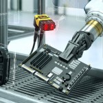 Vision system combined with robotics