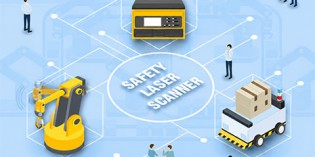 Compact and lightweight laser safety scanner